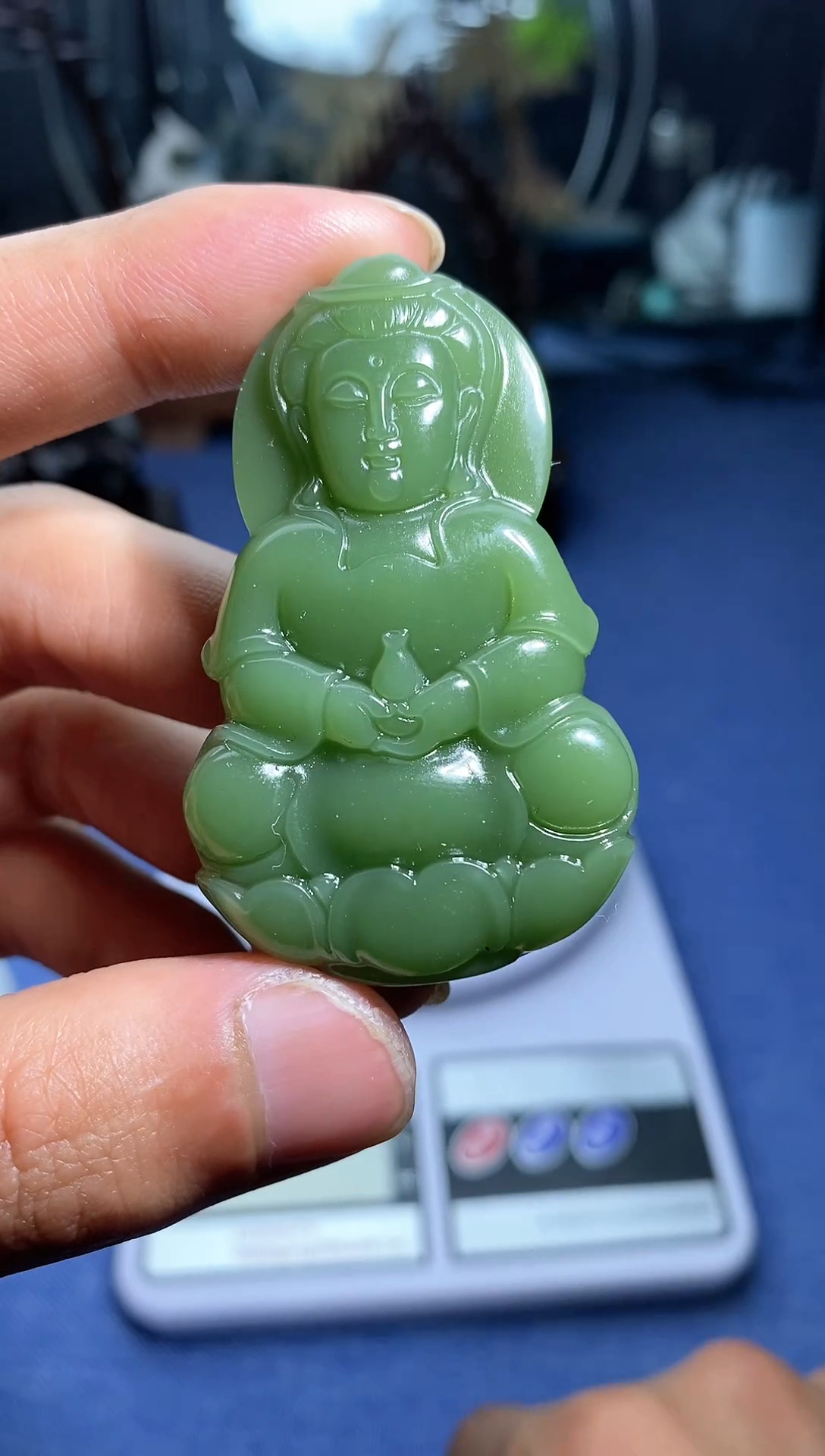 【闪购商品】和田玉颈饰未镶嵌正装观音