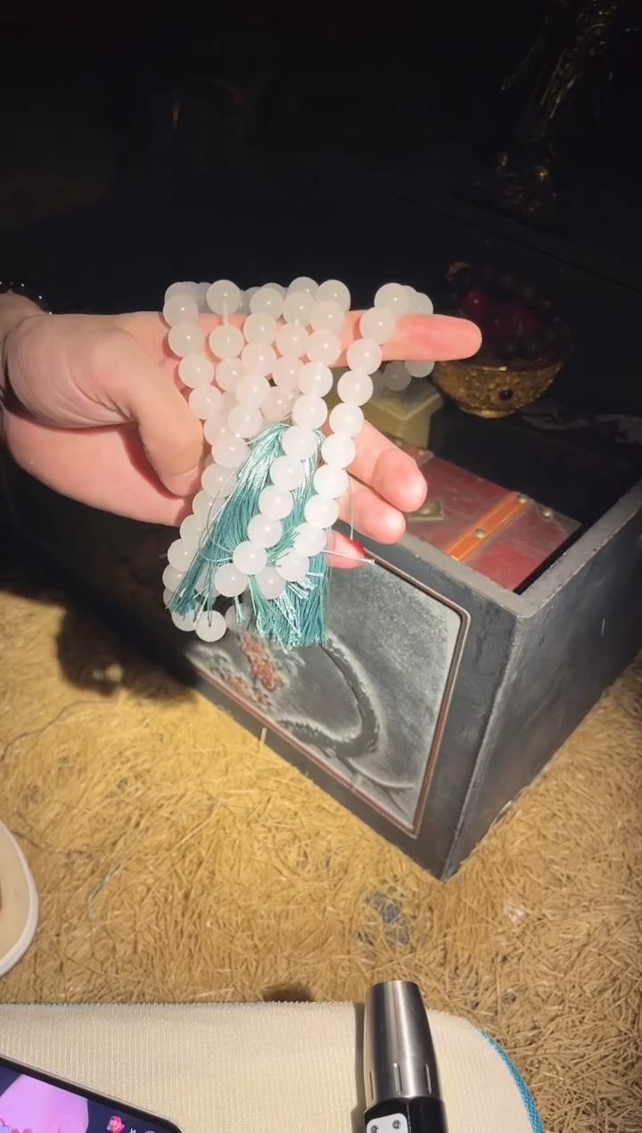 【闪购商品】【闪购商品】白色玉项链108