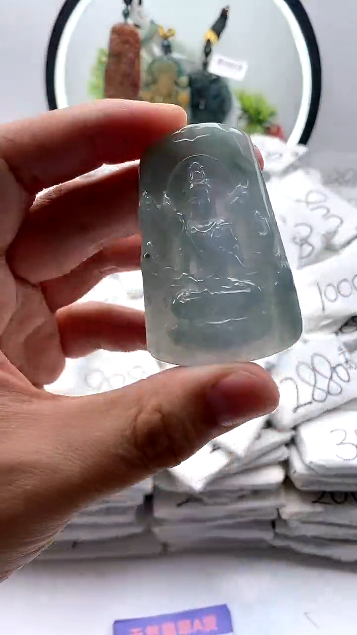 【闪购商品】翡翠颈饰未镶嵌虚空藏【品质一般介意慎拍】