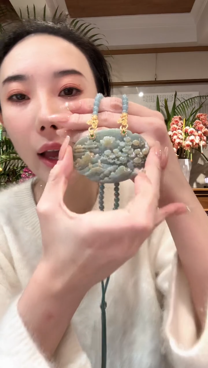 【闪购商品】翡翠颈饰未镶嵌国风