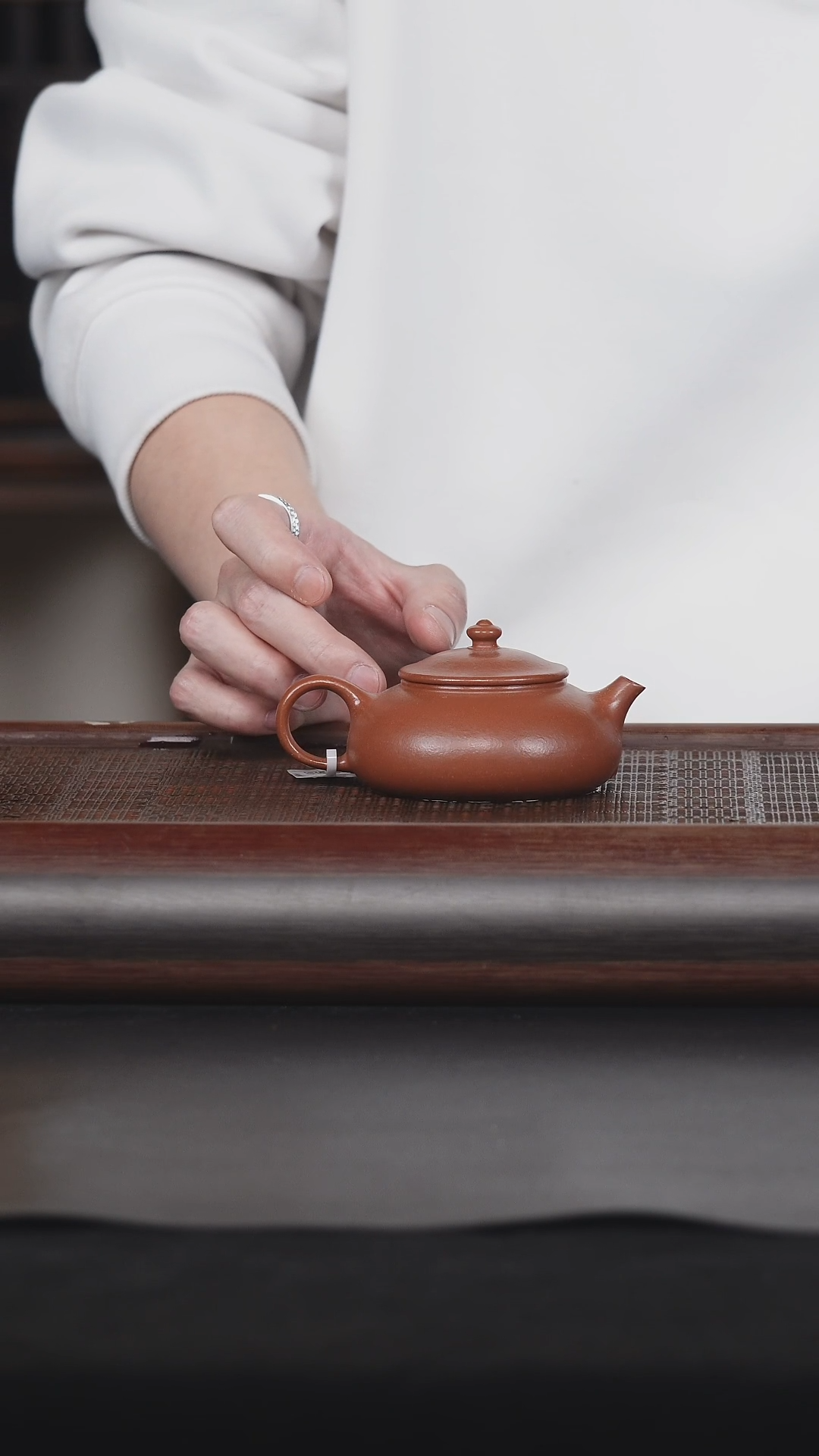 【闪购商品】紫砂茶壶5朱泥寒江130