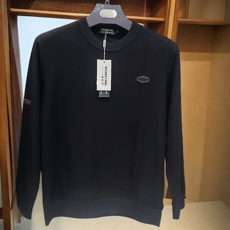 【1987】加绒品质休闲男士圆领针织衫毛衣