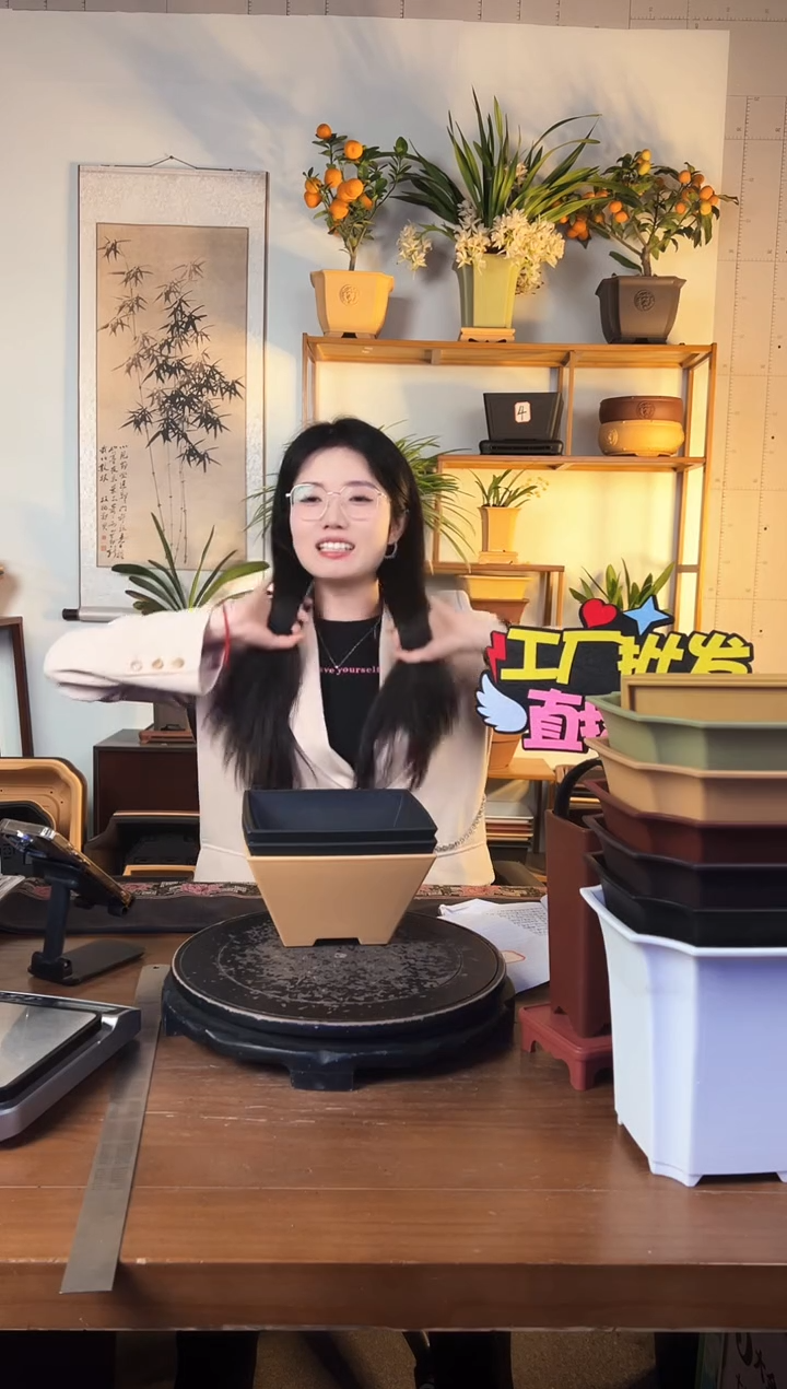 3只18.7斗笠紫檀色