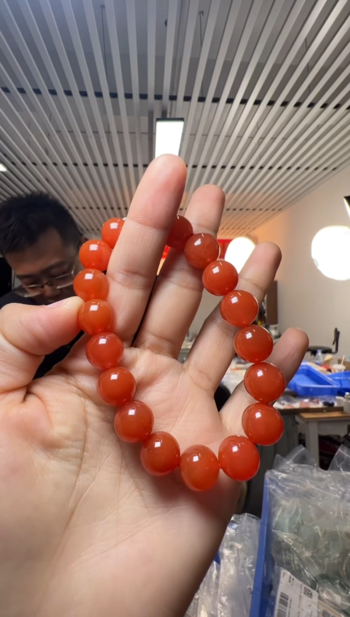未镶嵌手串南红玛瑙约11-12mm南红玛瑙手串