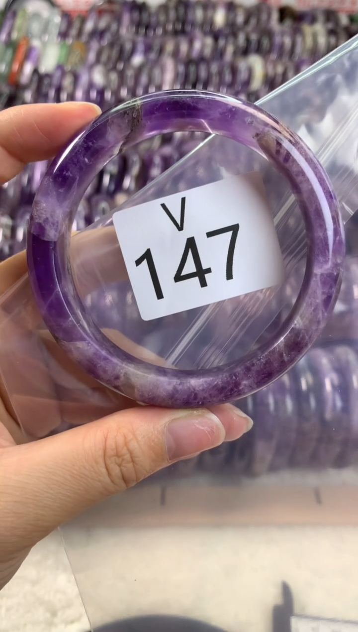 【闪购商品】水晶水晶手镯V未镶嵌147-61