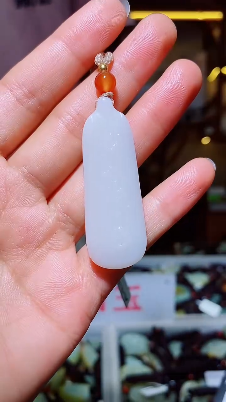 和田玉未镶嵌挂件1