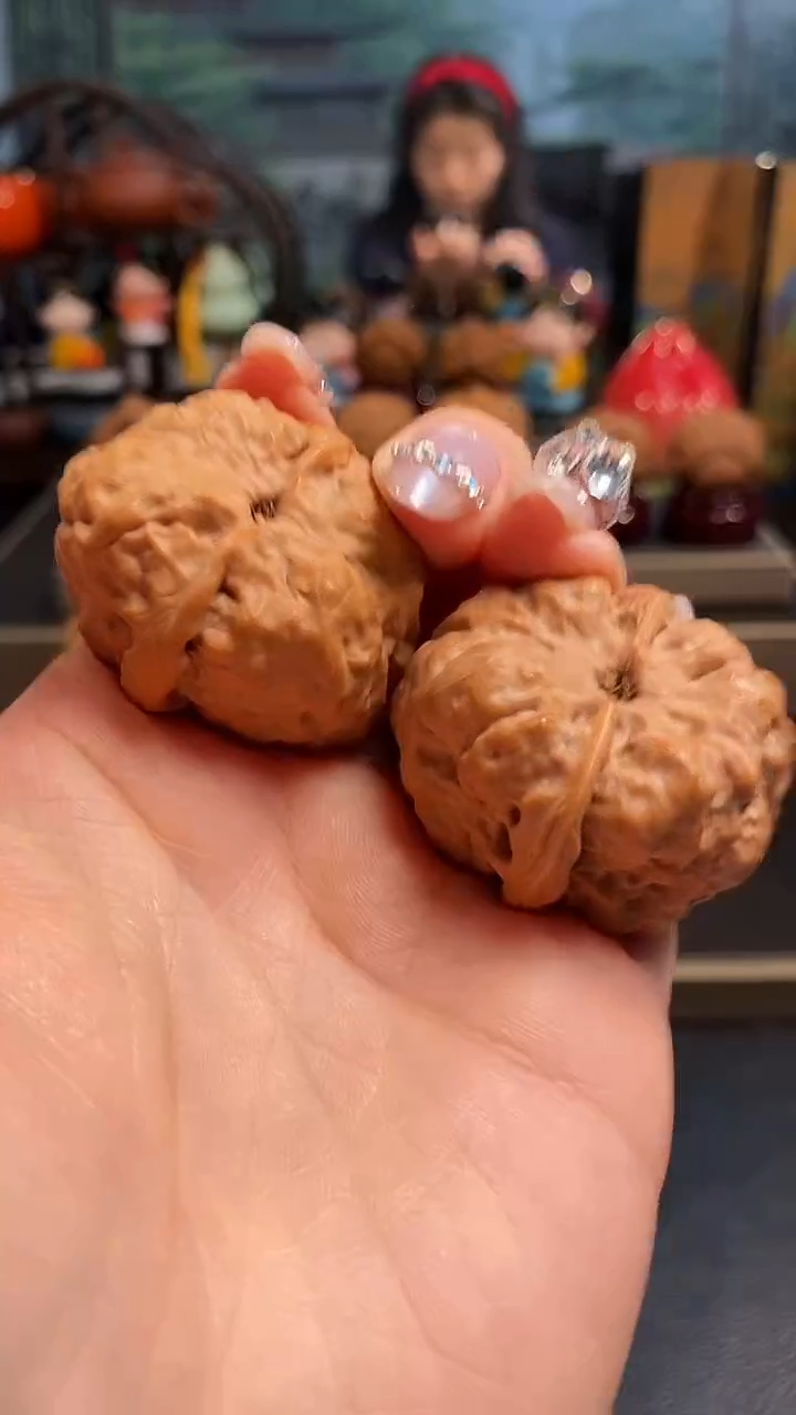 【闪购商品】文玩核桃把件A261蛤蟆头35