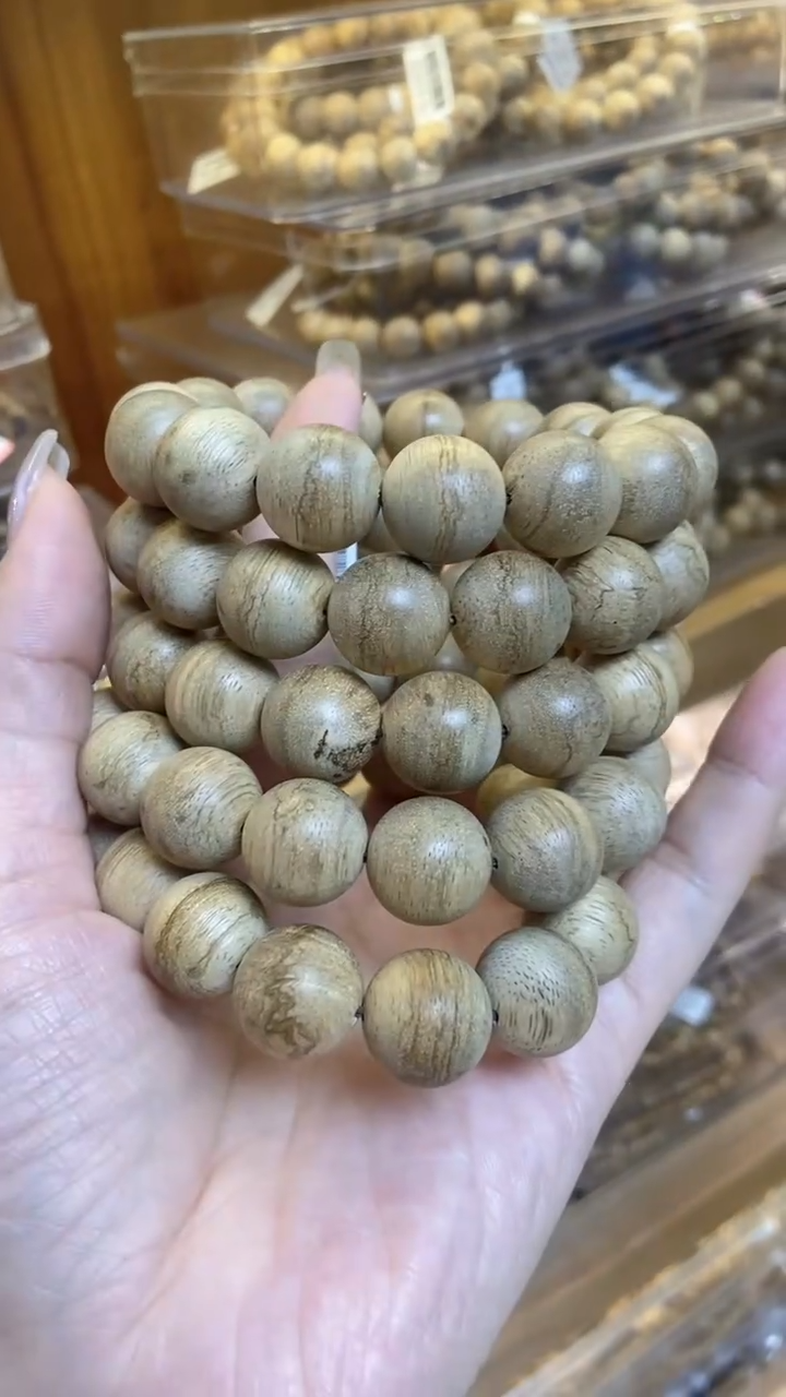 手串沉香达拉干圆珠单圈1.5多样性发其一