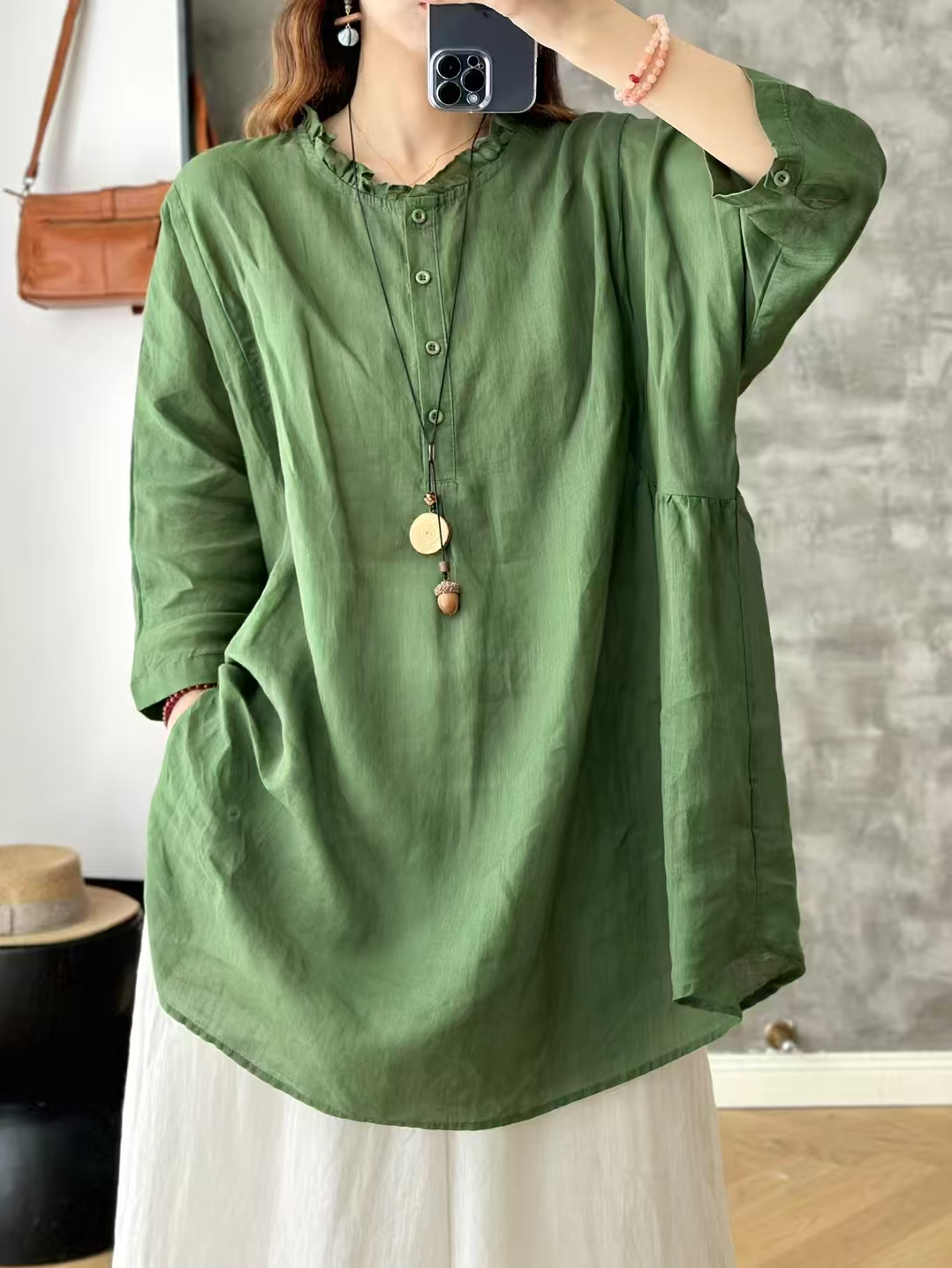 四季全款新品棉麻女装上衣全色集合链接