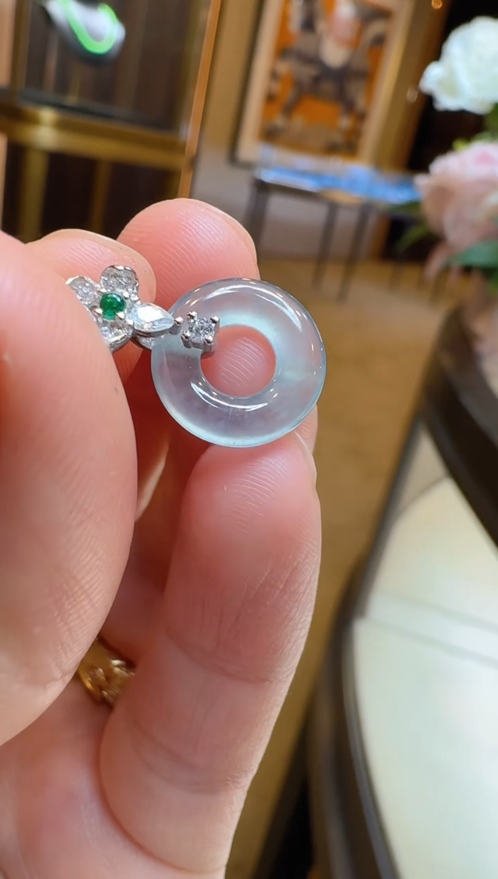 【闪购商品】翡翠吊坠(不含链)银S925镶嵌多样性团购发一件