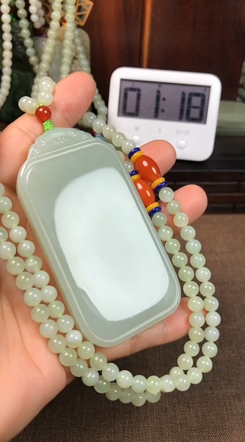 【闪购商品】和田玉颈饰未镶嵌上上签王
