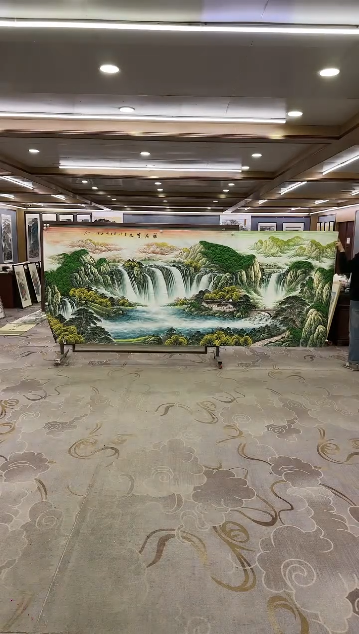 绘画Y-刘雪红-大丈二-山水画