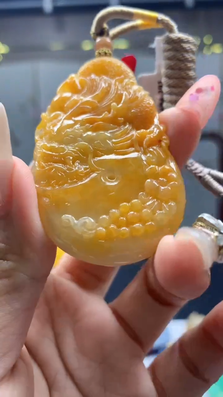 【闪购商品】定制翡翠未镶嵌1062lj-毛货挂件26