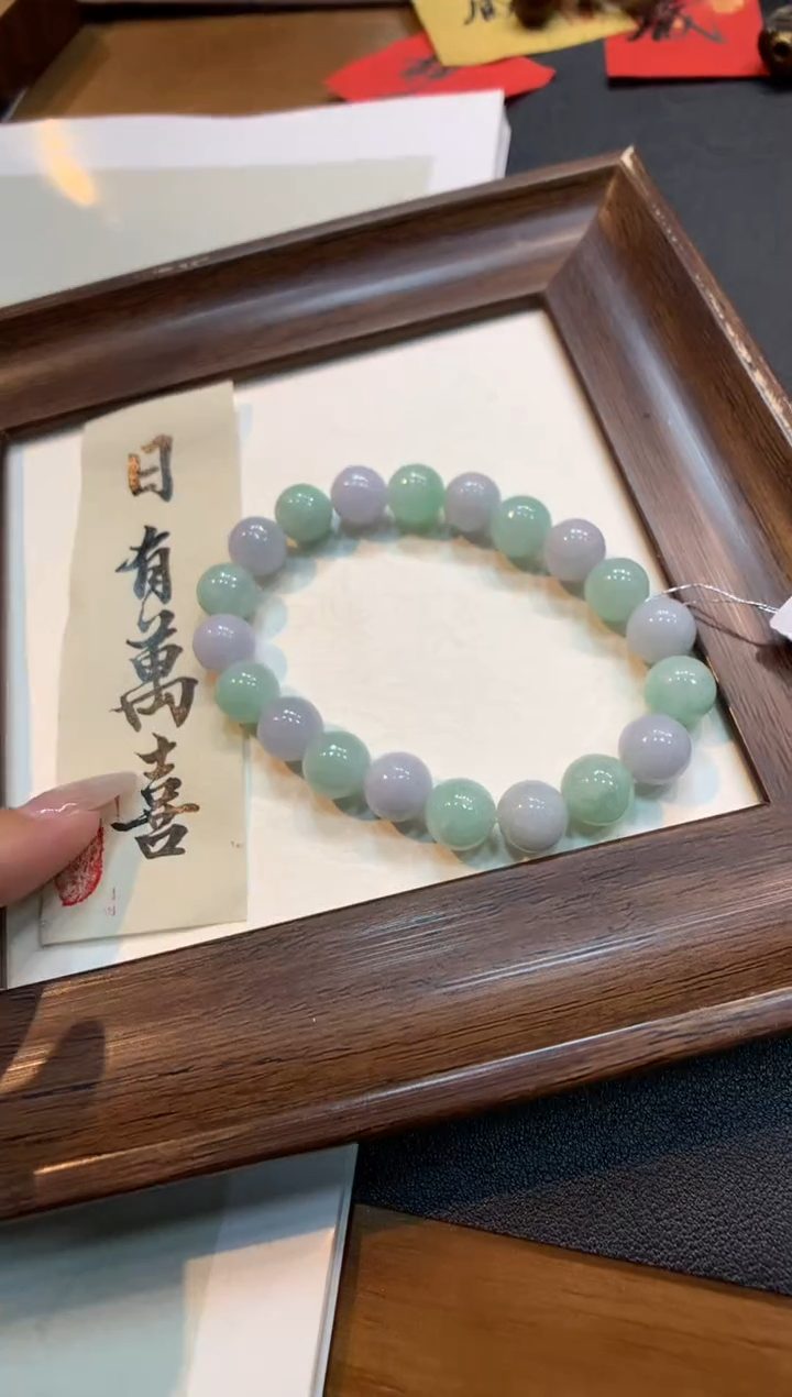 未镶嵌手串翡翠手串