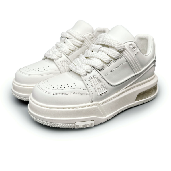 BIEUBRAYR/【情侣款】气垫底牛皮轻奢时尚休闲百搭低帮潮鞋