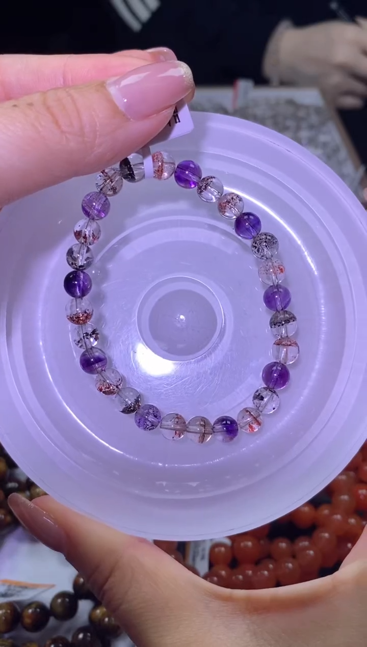 未镶嵌手链水晶桃花醉超七-A12-多样性发其一