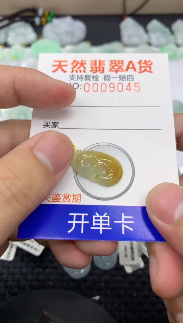 【闪购商品】翡翠颈饰18K金镶嵌11111111111