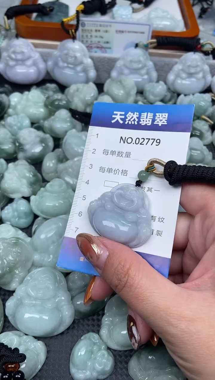 颈饰未镶嵌翡翠纯天然A货翡翠2779