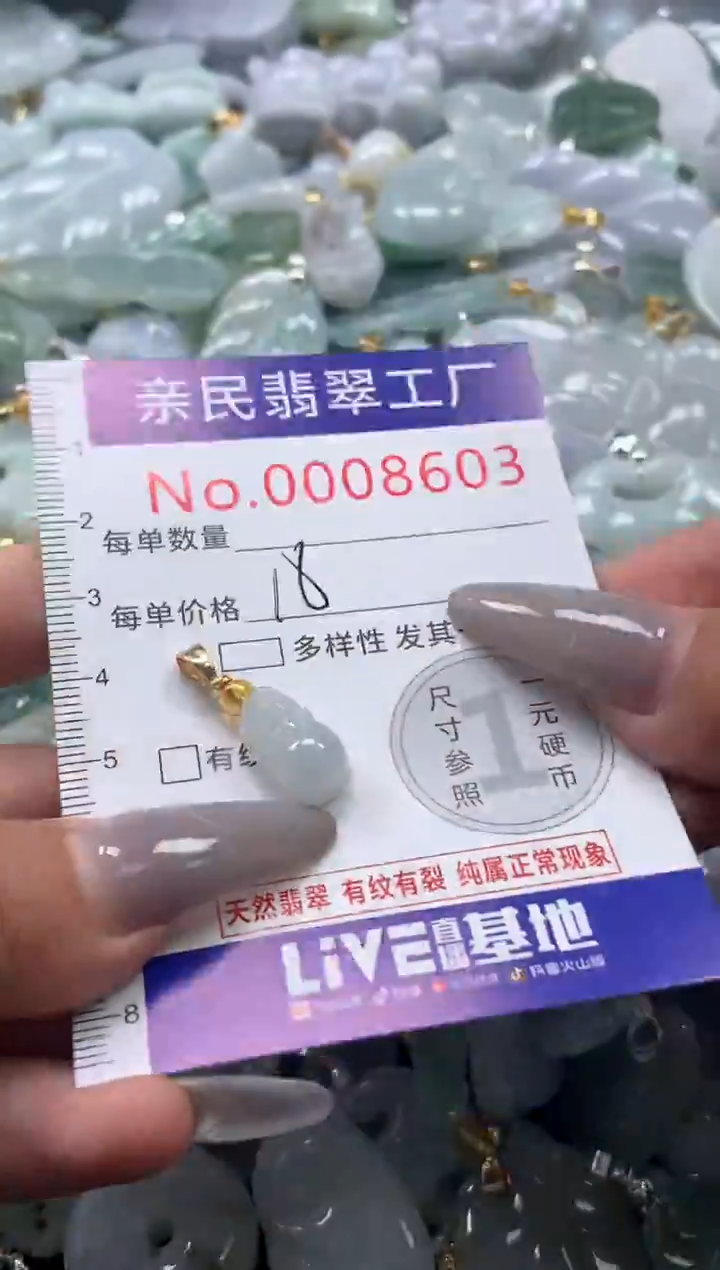 颈饰未镶嵌翡翠8603