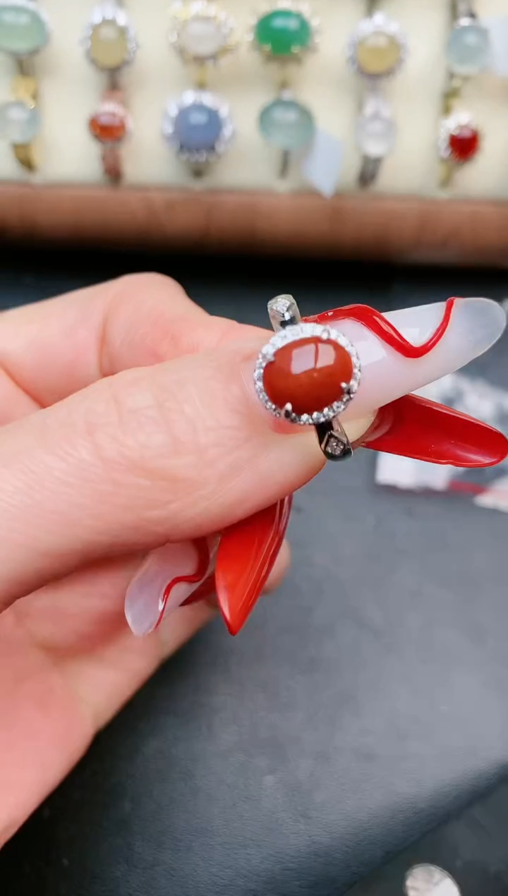 【闪购商品】翡翠戒指银S925镶嵌.....