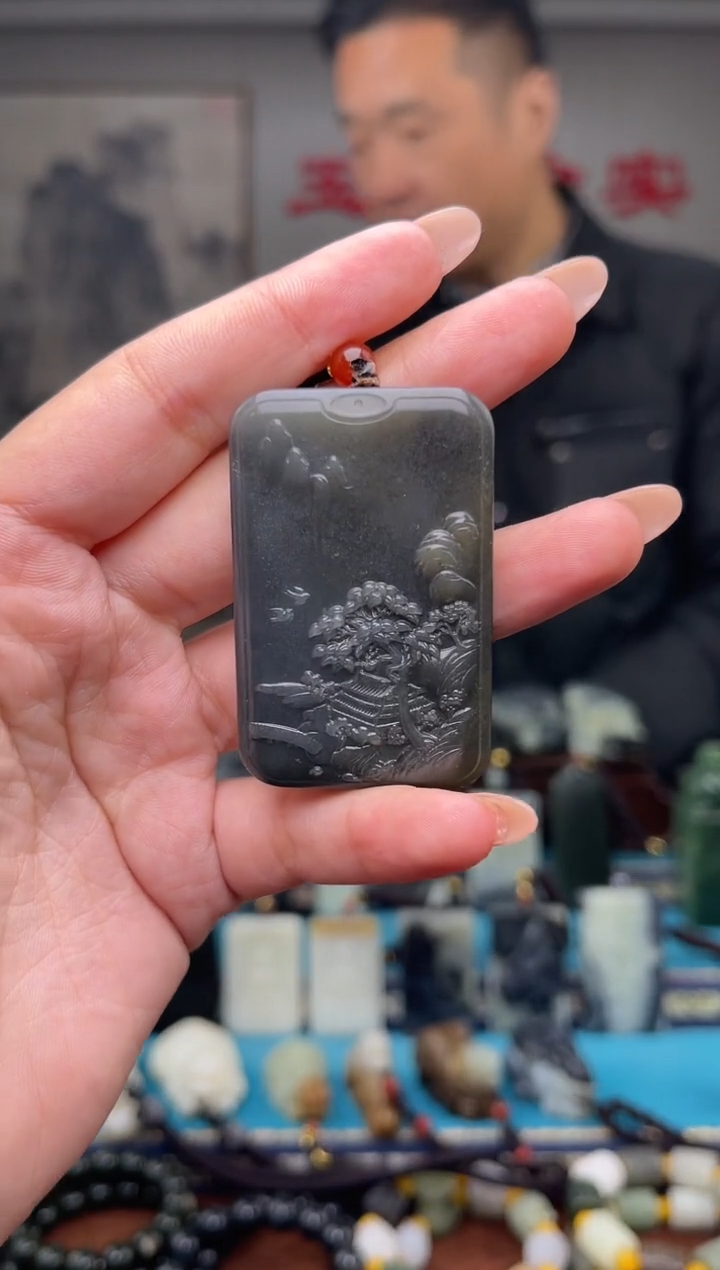 未镶嵌和田玉挂件1