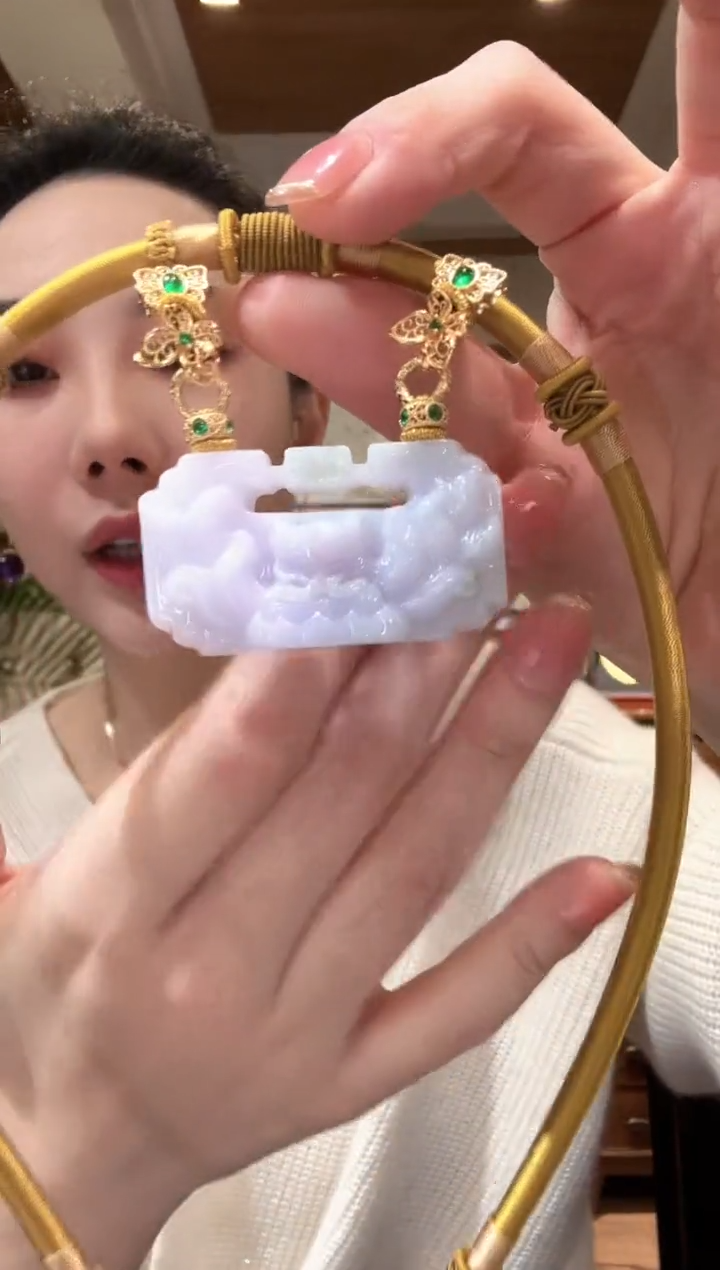 【闪购商品】翡翠颈饰未镶嵌国风