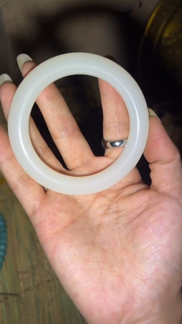 和田玉手镯未镶嵌闪购高端商品链接58羊脂白