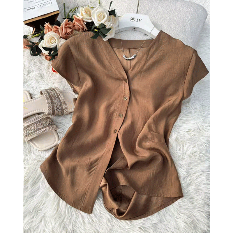 L高级感套装100醋酸爆款百搭气质显瘦纯色复古新中式贵气套装