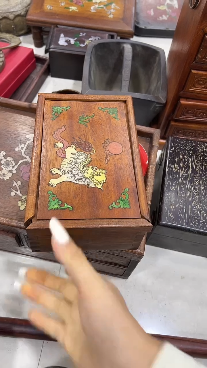 木沐头淘摆件木雕件