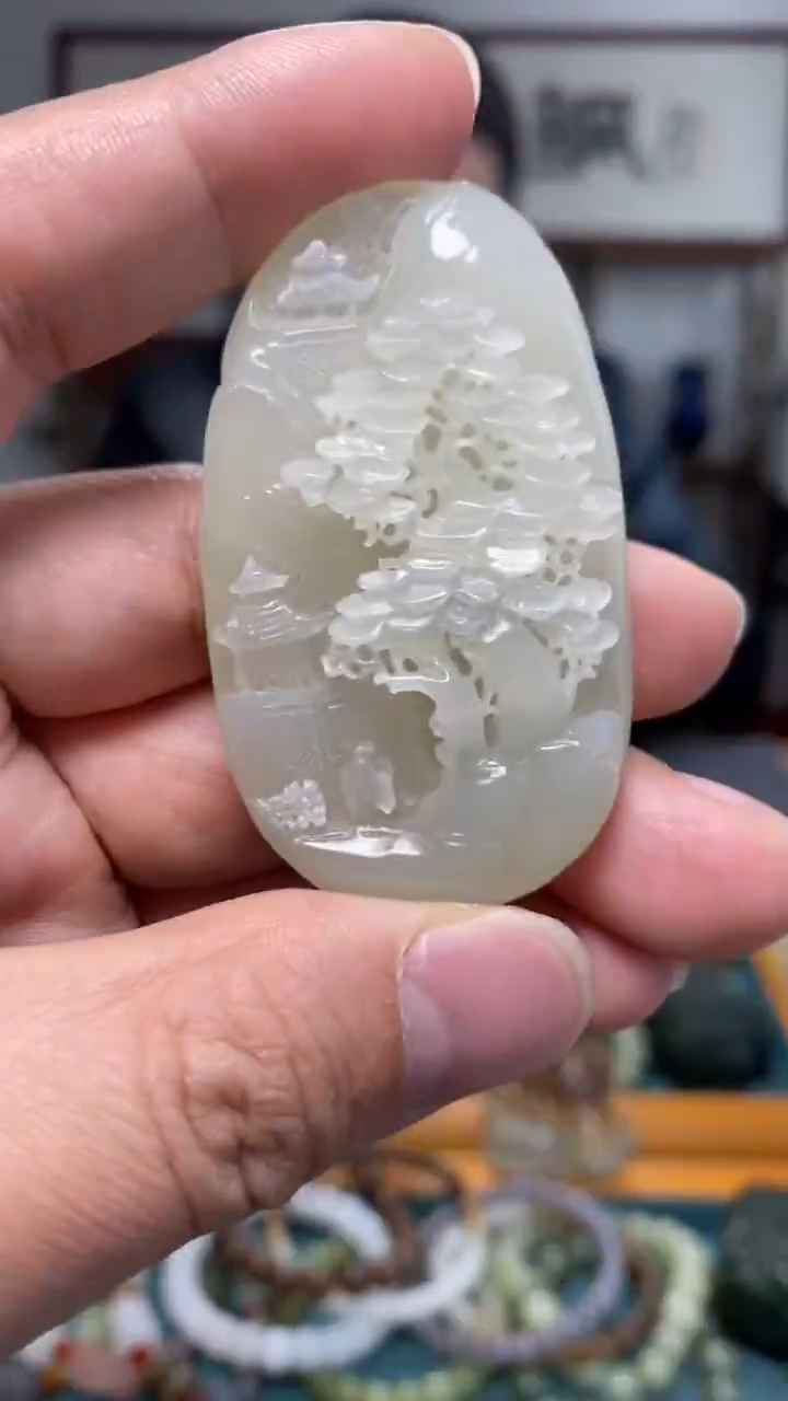 颈饰未镶嵌和田玉34