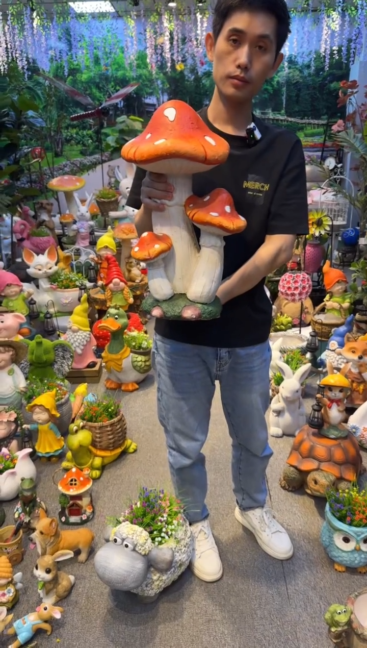 无花朵花园庭院摆件&00&