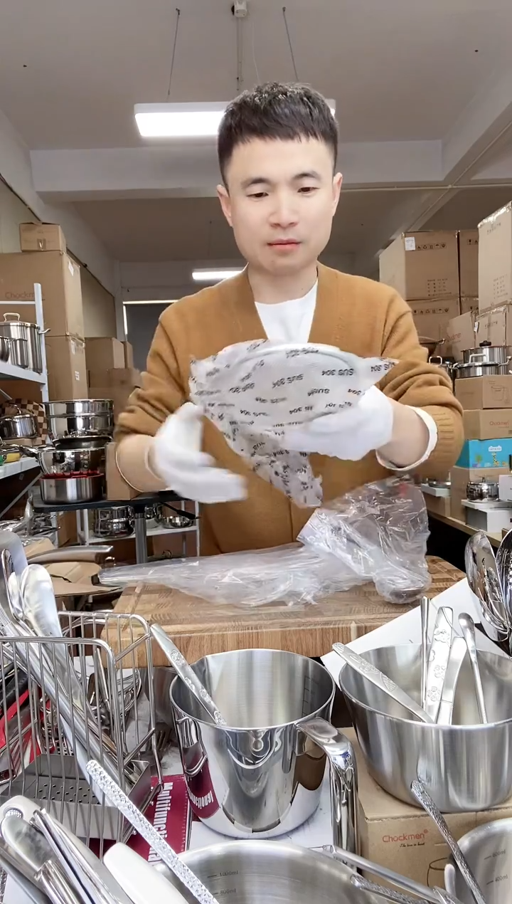 A37 微瑕豆浆网漏+加长筷+千叶+浮沫勺