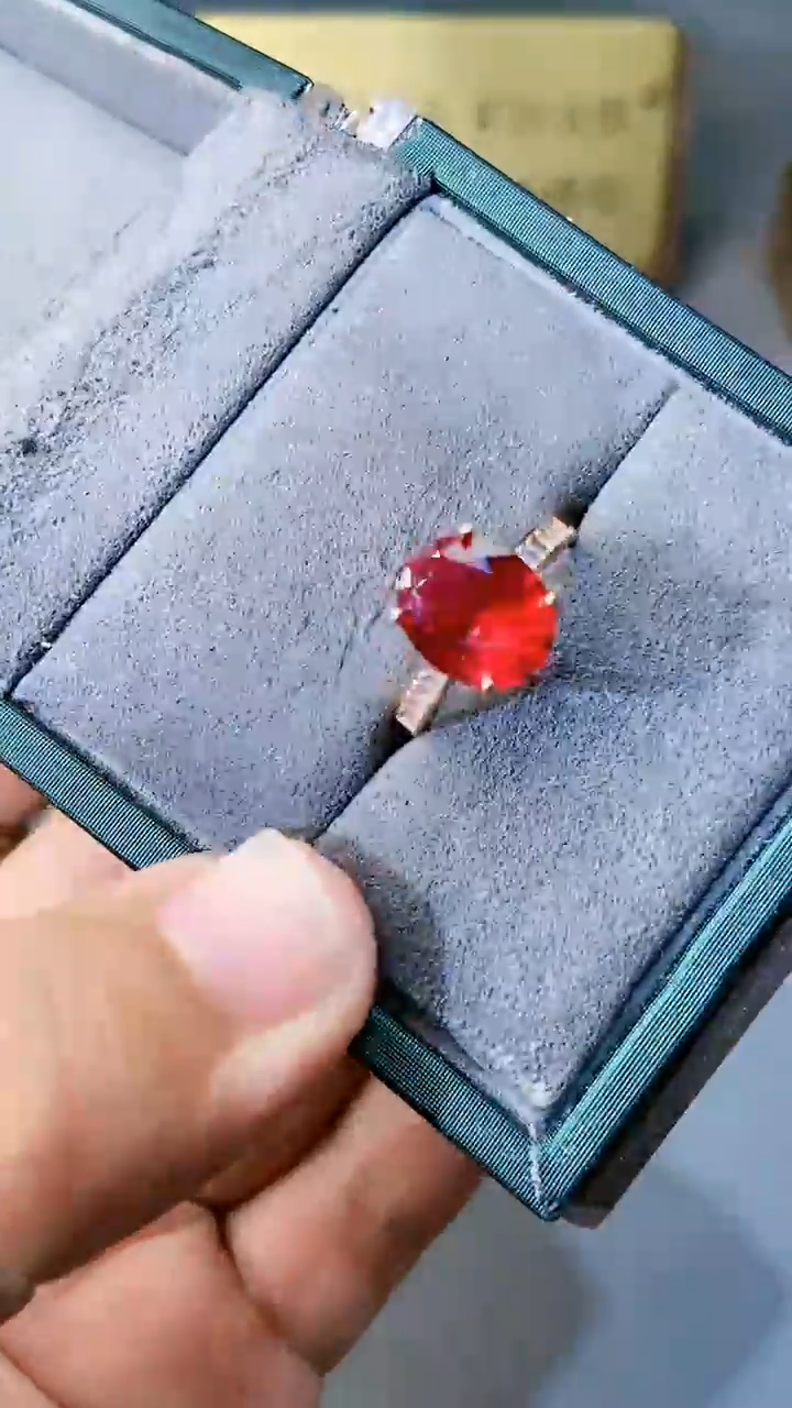【闪购商品】红宝石戒指银S925镶嵌354
