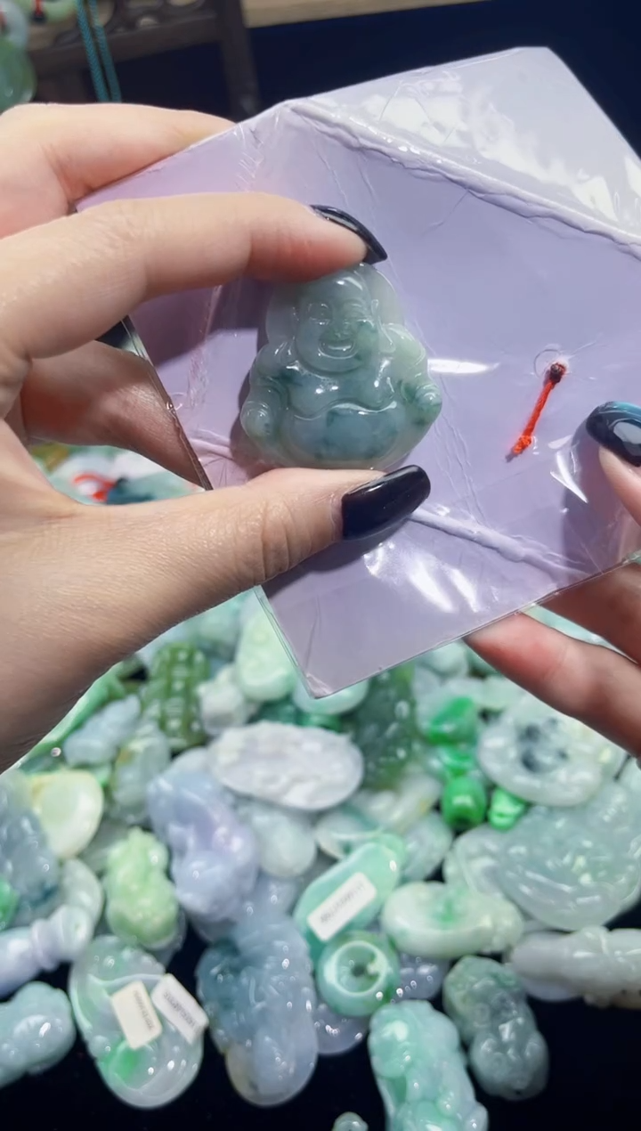 吊坠(不含链)未镶嵌翡翠天然翡翠吊坠A货