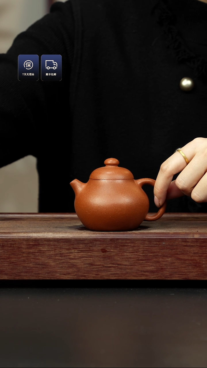 【闪购商品】紫砂茶壶五彩泥 文旦