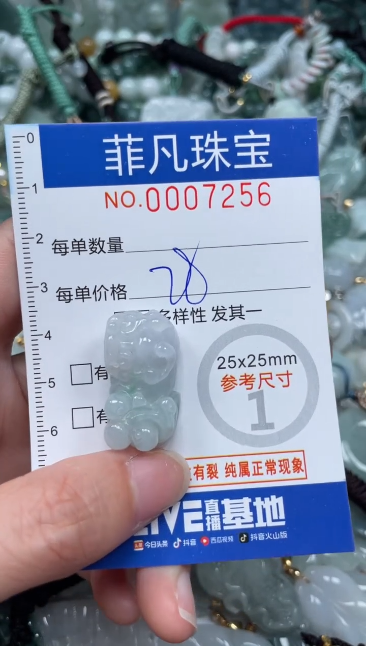 【闪购商品】翡翠颈饰未镶嵌00..7256