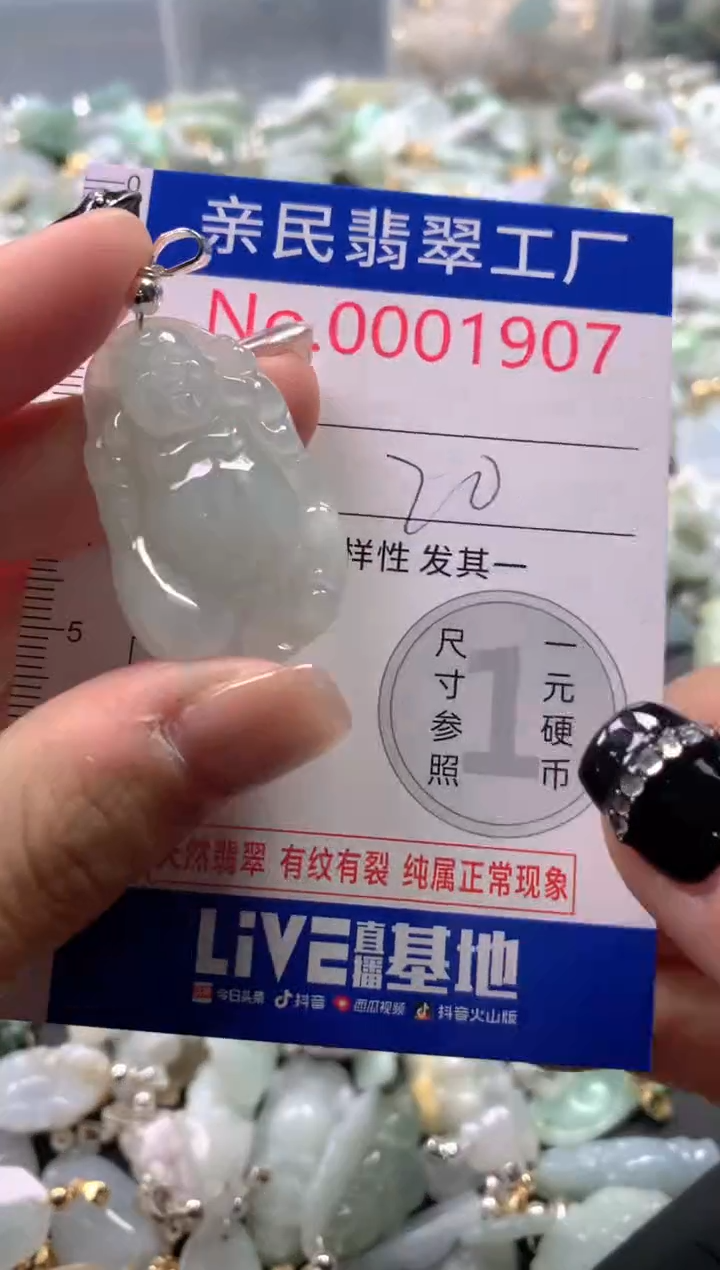 【闪购商品】翡翠吊坠(不含链)未镶嵌1907