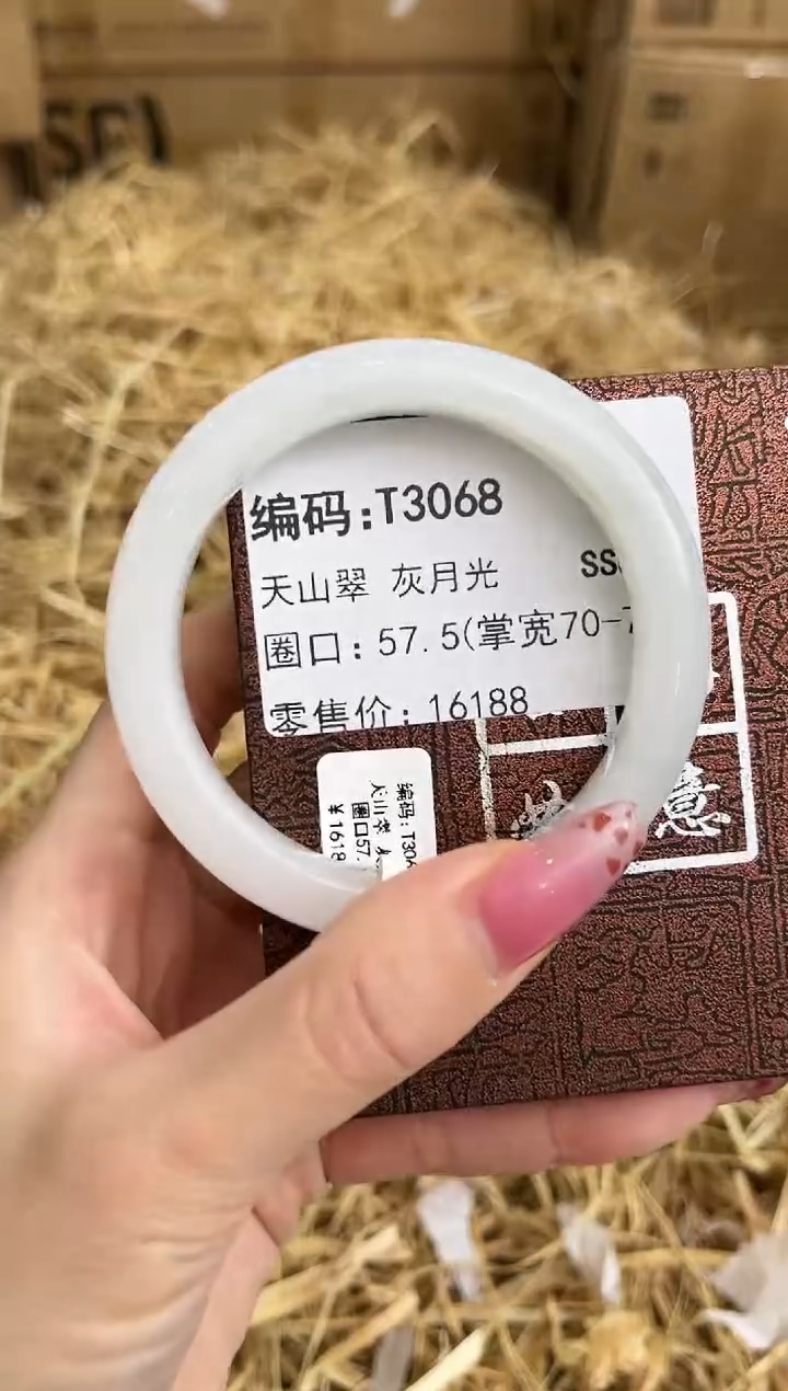 未镶嵌手镯石英质玉T3068