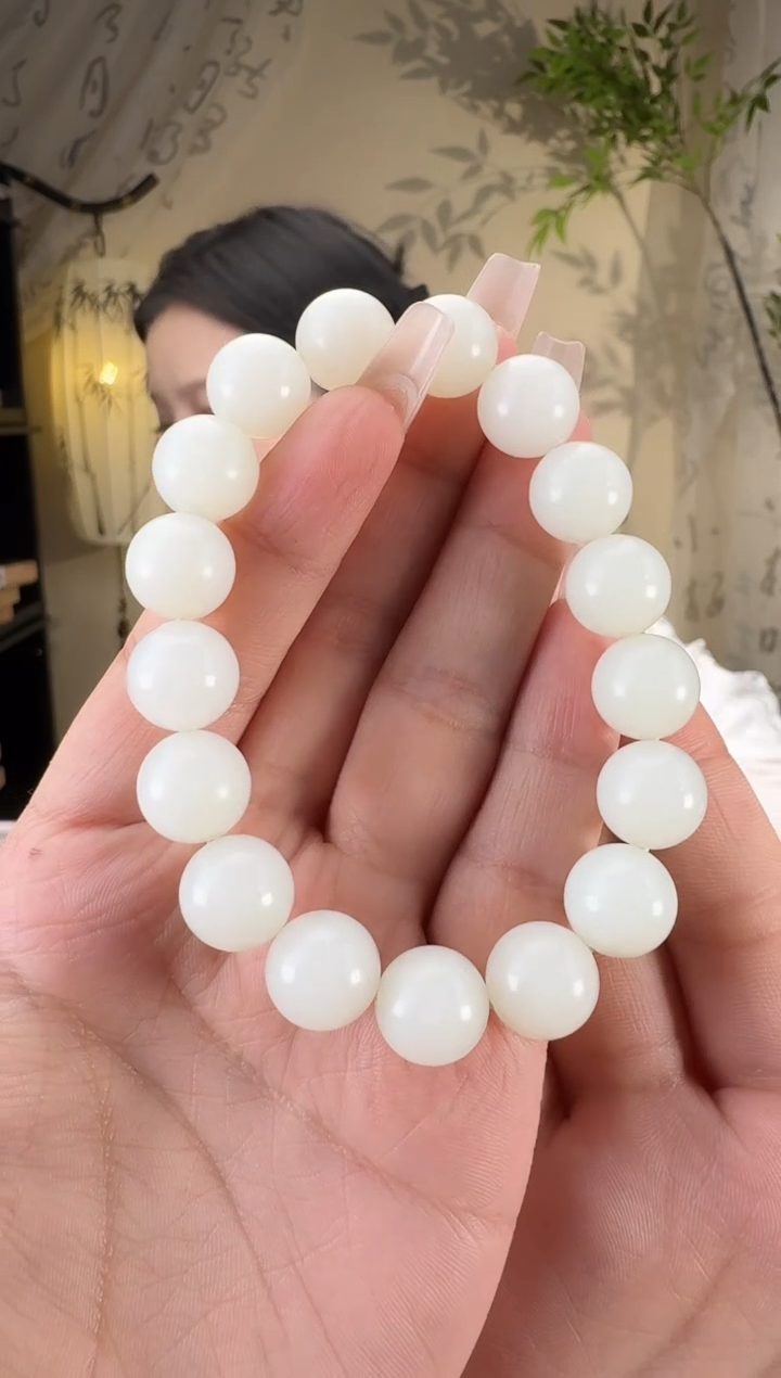 未镶嵌和田玉手串手串12.6mm