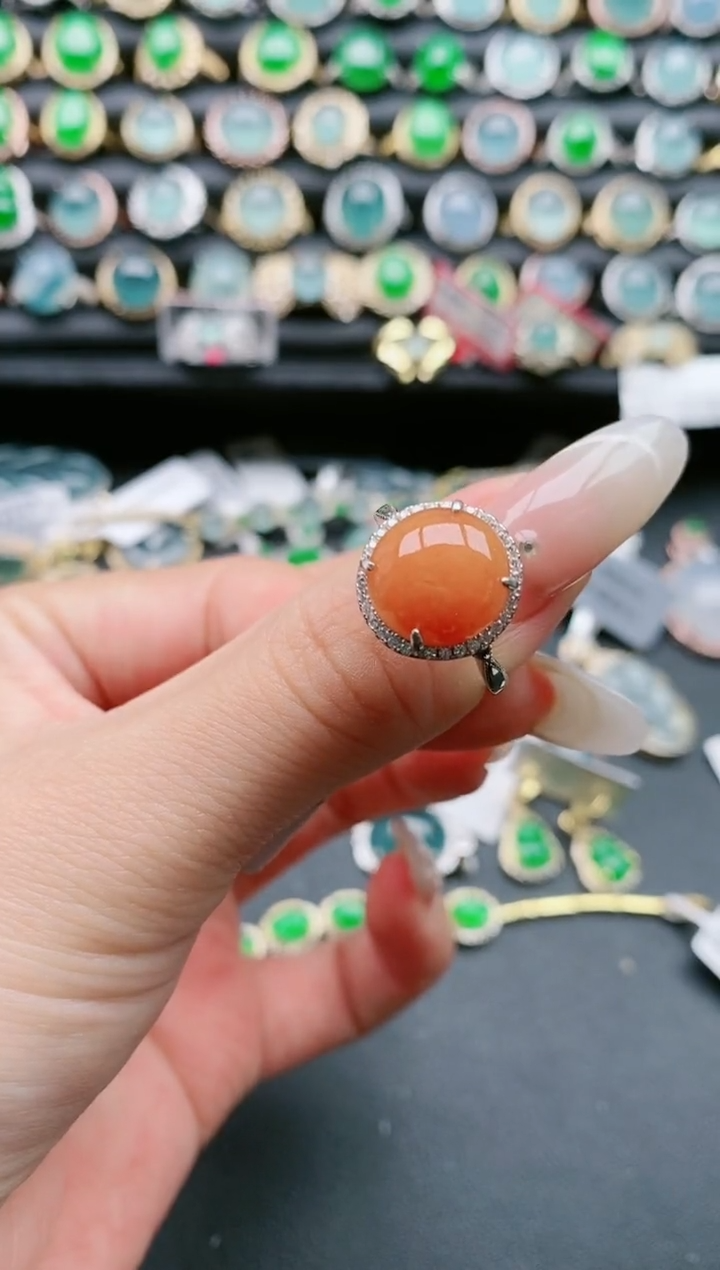【闪购商品】翡翠戒指银S925镶嵌11111