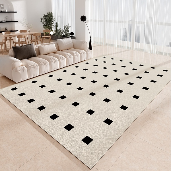 客厅地毯免洗可擦pvc防水防污防油新款茶几入户门地垫沙发轻奢