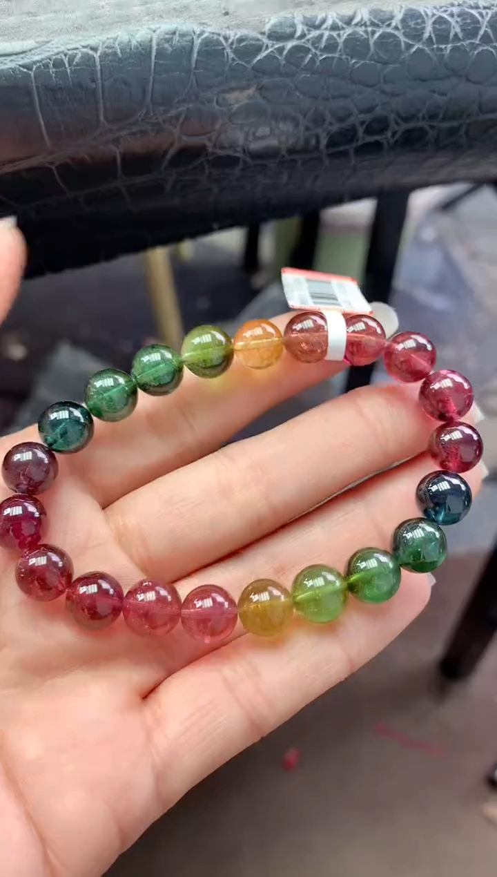 未镶嵌手串碧玺多样性发一条