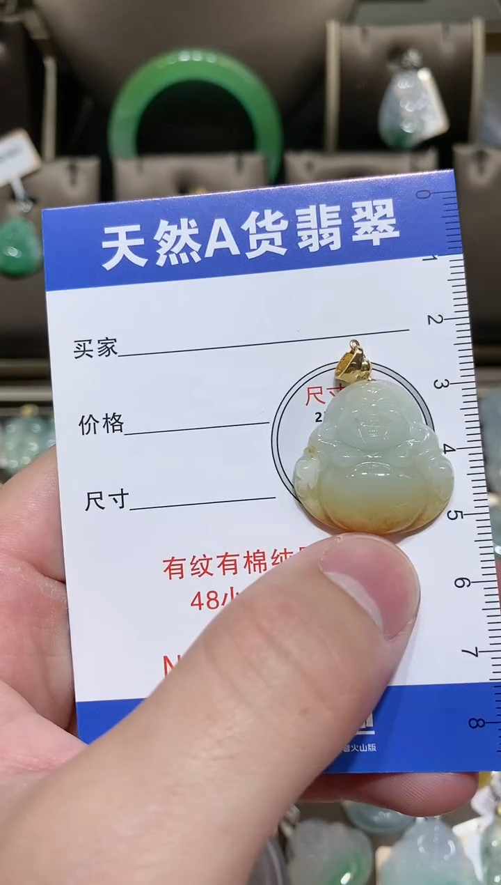 【闪购商品】翡翠未镶嵌颈饰天然A货翡翠一件