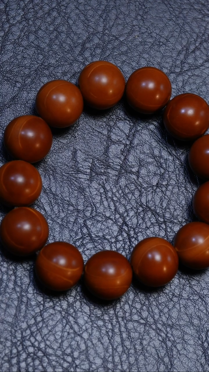 【闪购商品】橄榄核手串/手链1.7铁核正圆光珠