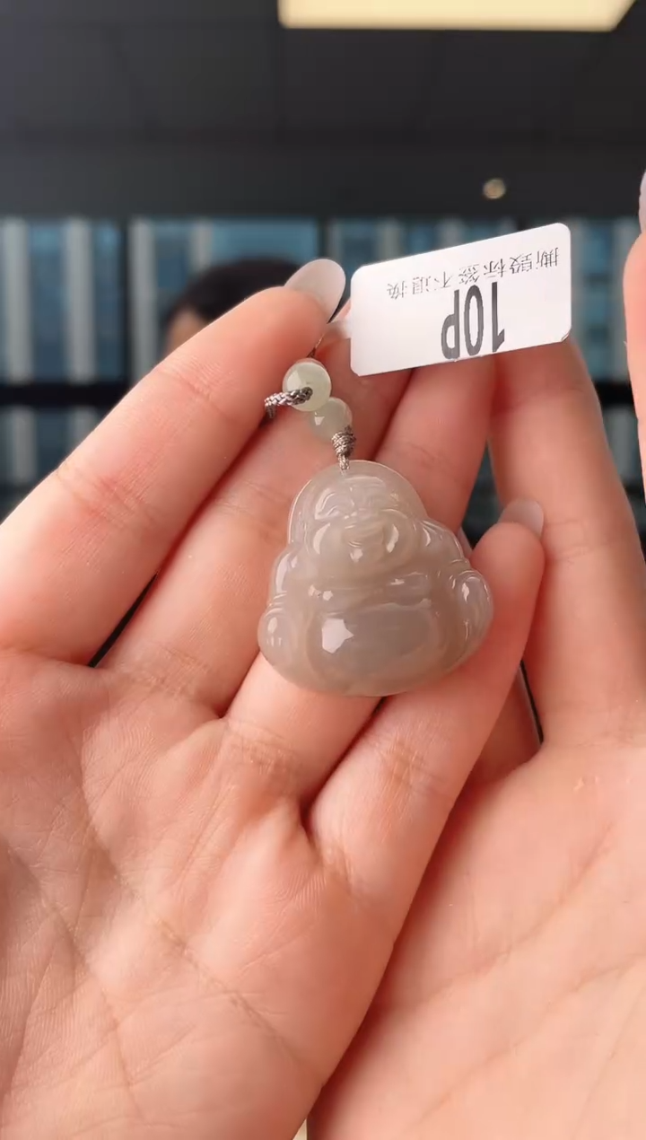 颈饰未镶嵌和田玉30浓藕佛公 10