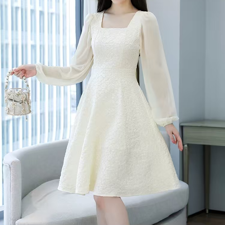 1501-1600连衣裙显瘦气质收腰修身优雅