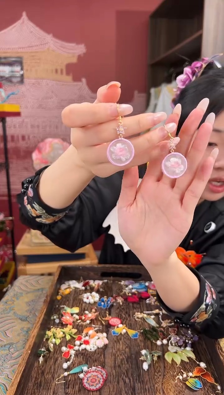 【闪购商品】刺绣苏绣世家非遗手工（耳环） 
