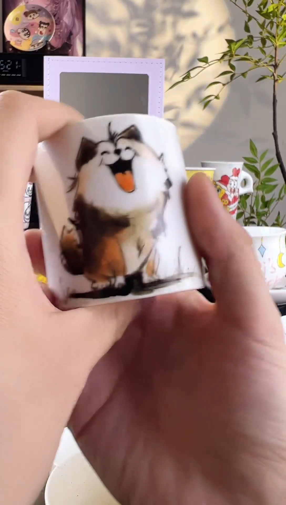 【闪购商品】摆件手工手绘陶瓷小杯杯