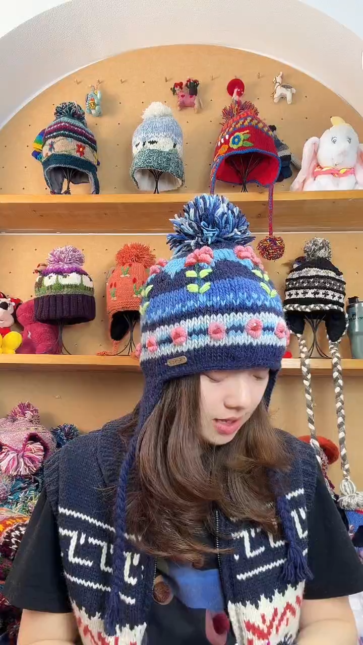 羊毛百分百纯手工纯羊毛帽子闪购12