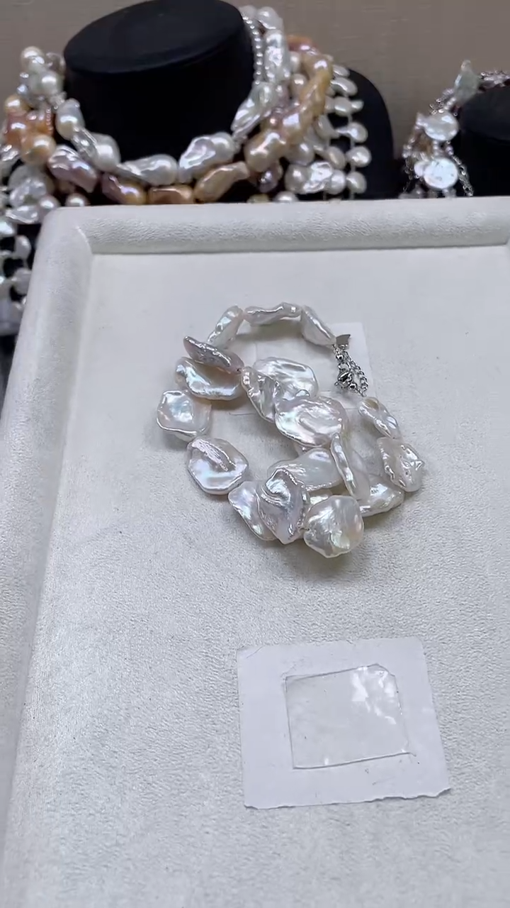 未镶嵌项链淡水珍珠【纯恬饰品】